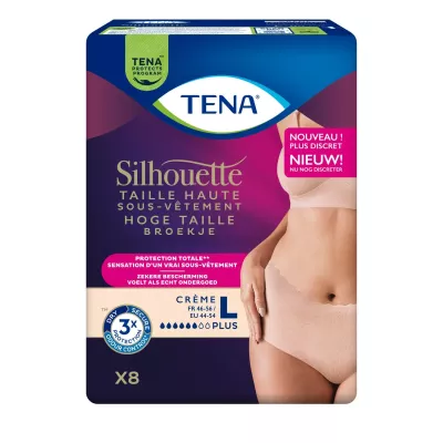 Silhouette Urin-Leck-Höschen, Größe L, Beige, X8 - Tena