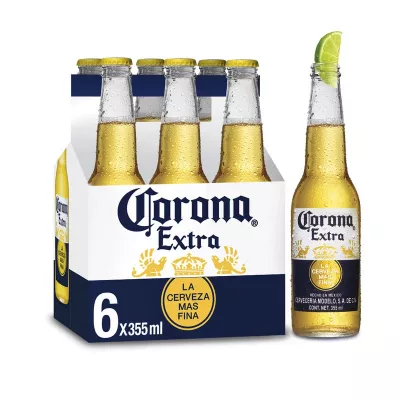 Birra bionda CORONA EXTRA 6x35,5cl - Corona
