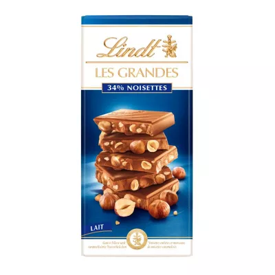 Les Grandes Leche Avellanas Tableta 150 G - LINDT