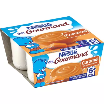 Dessert bébé caramel 6+ mois 4x100g - NESTLE