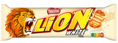 Chocoladereep met witte chocoladecoating 42g - LION
