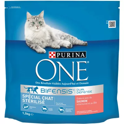 Croquetas para gatos salmón esterilizados 1,5 kg - PURINA