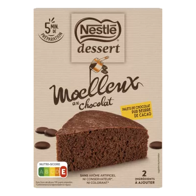 Soft chocolate cake preparation 344g - NESTLE