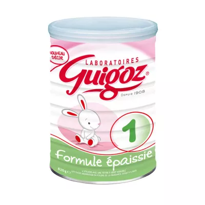 Lait en poudre épaissie 1er âge 820g - GUIGOZ