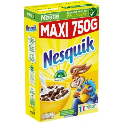 Cereales bolitas de chocolate maxi 750g - NESQUIK