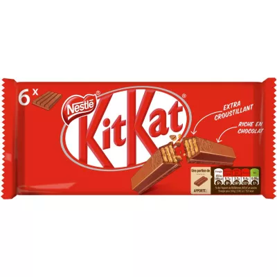 Barres De Chocolat Au Lait 6x41.5g - KIT KAT