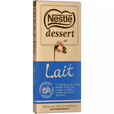 Dessertriegel Milchschokolade 170g - NESTLÉ