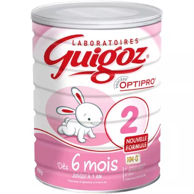 Lait en poudre 2ème âge 900g - GUIGOZ