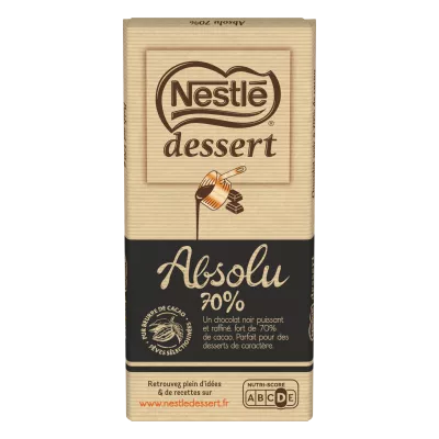 Tablette De Chocolat Noir 70% 170g - NESTLÉ