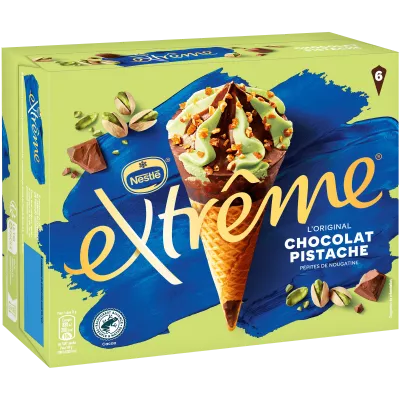 Helado de chocolate y pistacho x6 - NESTLE