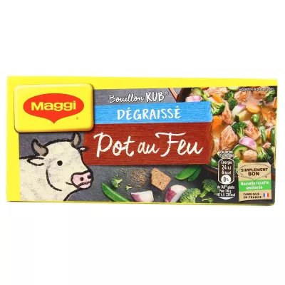 Куб бульон с обезжиренным огнем, 120g - MAGGI
