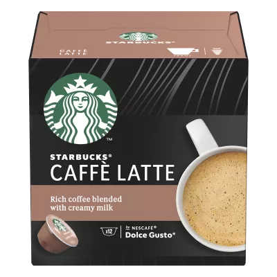 Vidonge Café Caffe Latte Sambamba Dolce Gusto X12; 121g - STARBUCKS