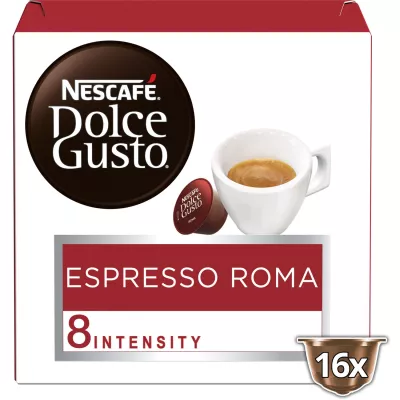ドルチェグスト エスプレッソ ローマ インテンシティ 8 X16 対応コーヒーカプセル - Nescafe Dolce Gusto
