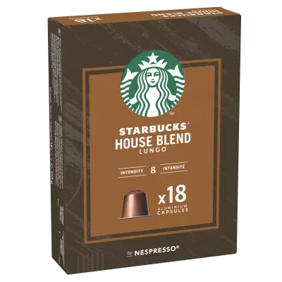 Vidonge vya Café House Blend Lungo Sambamba Nespresso X10; 52g - STARBUCKS