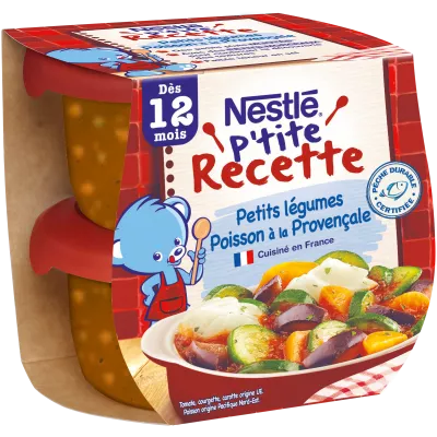 Receita de bebês planos de 12 meses de peixe provencal 2x200g - NESTLE