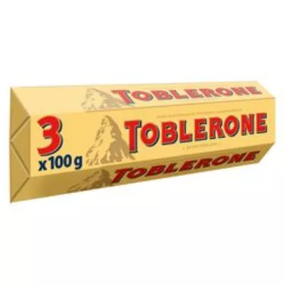 Milk Chocolate Bars With Nougat And Almonds 3x100g - Toblerone