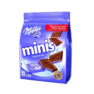 Minis tendre au lait 20x10g - MILKA