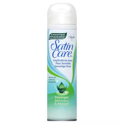 Gillette Gel À Raser Femme Sensitive Aloe Vera Satin Care 200ml - Gilette