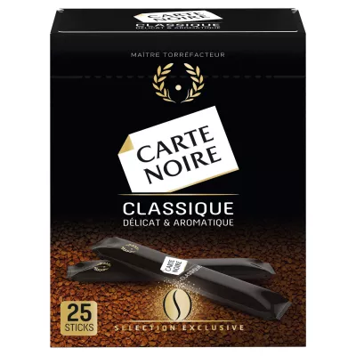 Klassischer löslicher Kaffee x25 Sticks 45G - CARTE NOIRE