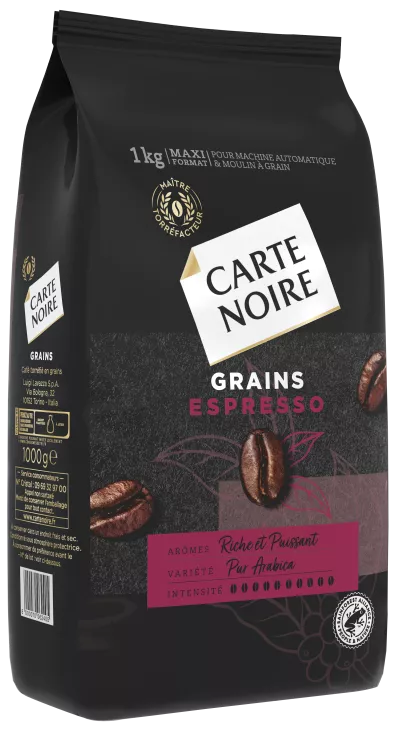 Café en Grains Espresso; 1 kg - CARTE NOIRE