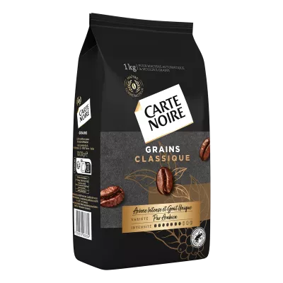 Café en Grains Arôme Intense; 1kg - CARTE NOIRE