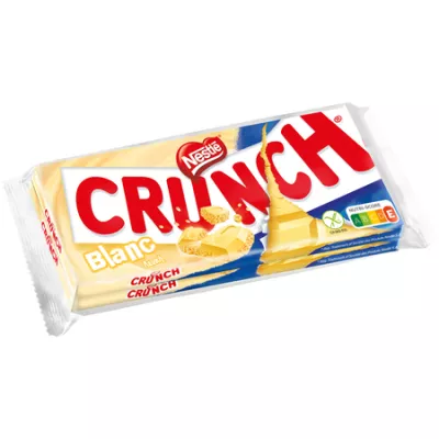 Плитка белого шоколада и хрустящие хлопья 2х100г - CRUNCH