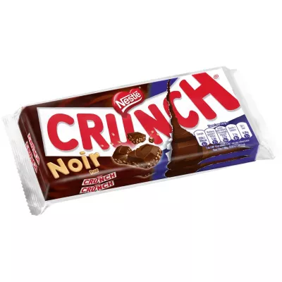 Barrita de Chocolate Negro y Cereales Crujientes 2x100g - Crunch
