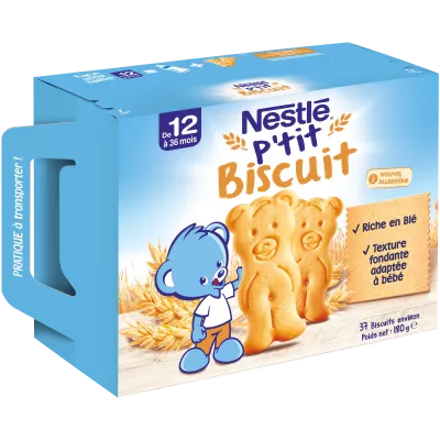 P'tit Biscuit pour bébé de 12 à 36mois 180g- NESTLE
