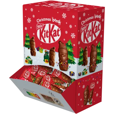 Mini Santa Claus In Chocolate 1 Kg - KITKAT
