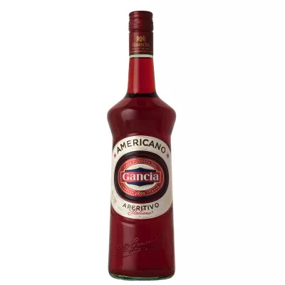 Apéritif à base de vin et d'extraits végétaux Americano, 14,5°, bouteille de 1l, GANCIA