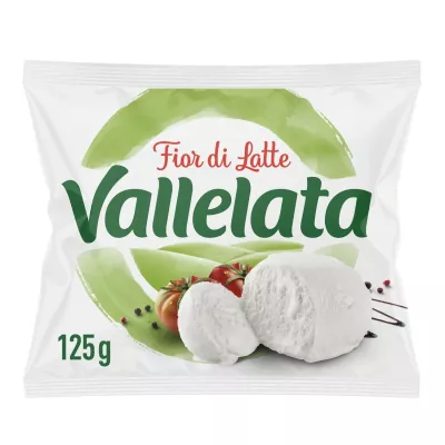 Mozzarella Fior Di Latte 125g - Vallelata