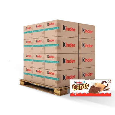Biscuits Lait Et Cacao Kinder Cards - KINDER