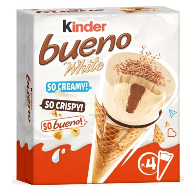 شوكولاتة شوكولاتة ثلج X4 شوكولاتة بيضاء - Kinder