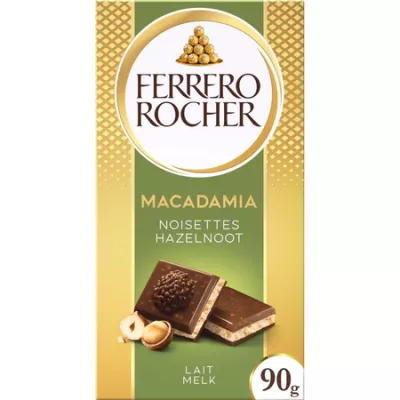 90g Tablette Rocher Lait Macad
