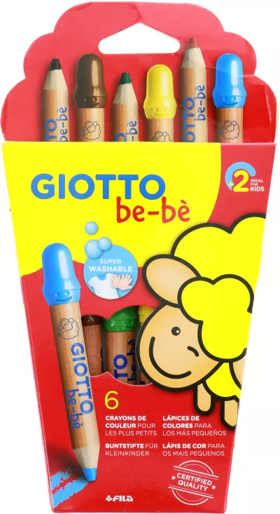 Etui 6 Crayons Bebe Tc
