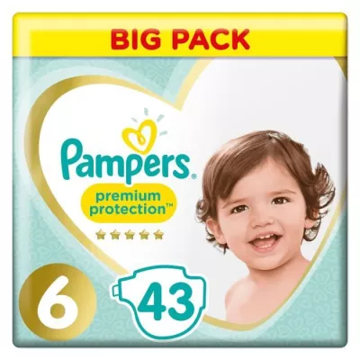 Pampers Prem.prot.value+t6x43