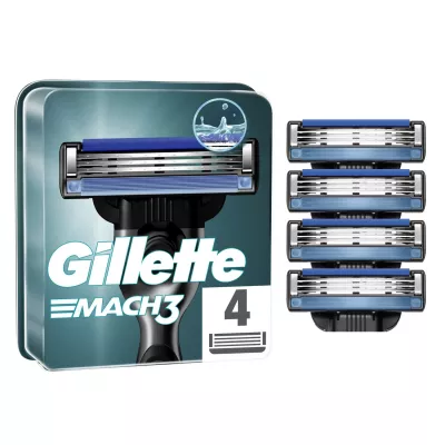 Лезвия для мужской бритвы Mach3 - Gillette