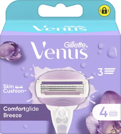 Cuchillas de afeitar Comfortglide X4. - GILLETTE VENUS