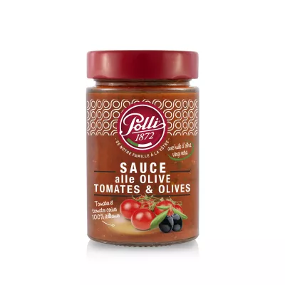 Sauce tomates et olives 190g - POLLI