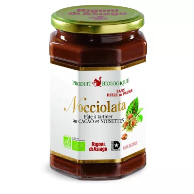 Pâte à tartiner cacao et noisette Bio 700g - NOCCIOLATA