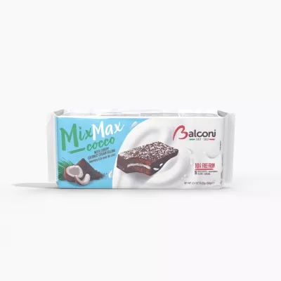 Mini Cacao Kokos Genoise Taartjes 10x35g - BALCONI