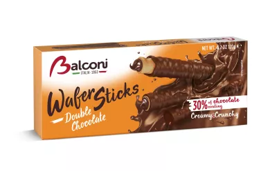 Palitos de Wafer de Chocolate Amargo 120g - BALCONI