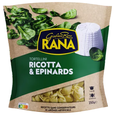 Tortellini Ricotta Epinard 250