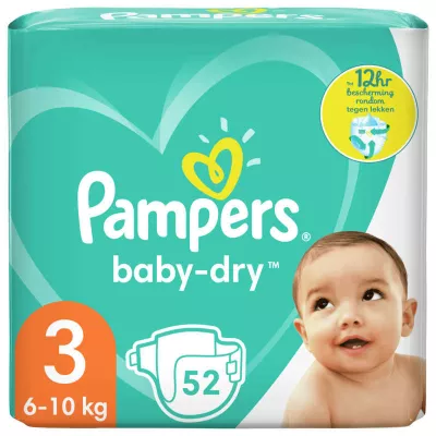 Pampers Baby Dry Geant T3 X52