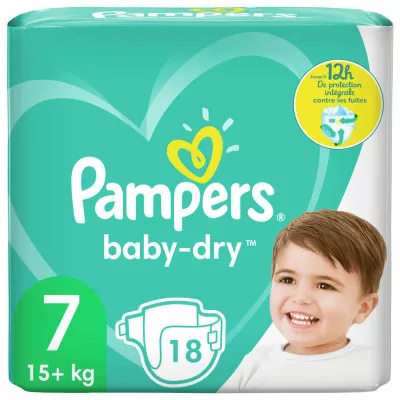 Pampers Baby Dry Paquet T7 X18