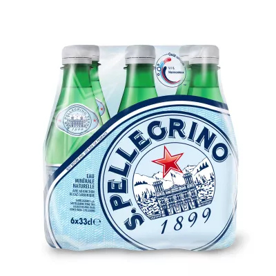 Bruisend mineraalwater 6x33cl - SAN PELLEGRINO