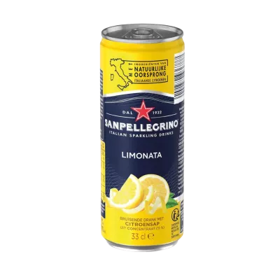 Eau gazeuse aromatisée Limonata 6x33cl - SAN PELLEGRINO