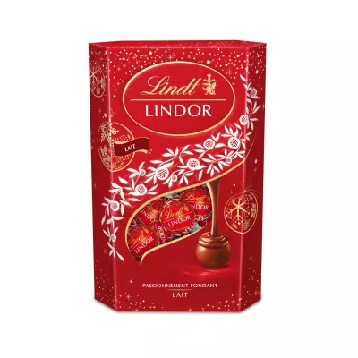 Lindor молочный шоколад с начинкой 337г - LINDT