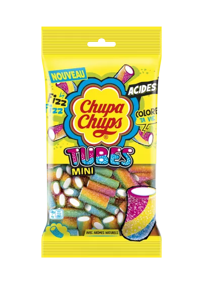 Flowpack Gelifie 迷你管酸味 175 克 - CHUPA CHUPS
