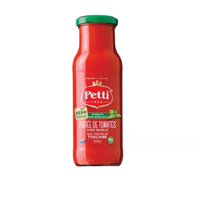 500g Passata Di Pomodoro Basilico Petti